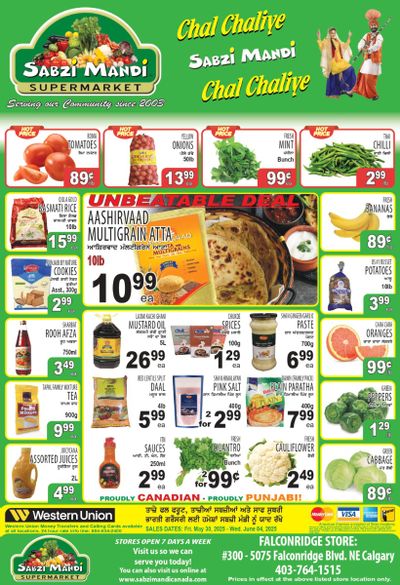 Sabzi Mandi Supermarket (Calgary) Flyer May 30 to June 4