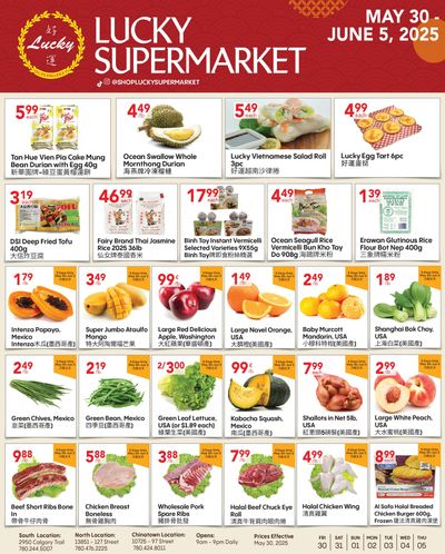 Lucky Supermarket (Edmonton) Flyer May 30 to June 5