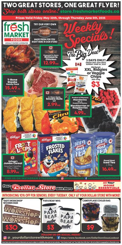 Fresh Market Foods Flyer May 30 to June 5 Fresh Market Foods Flyer May 30 to June 5