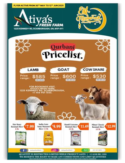 Atiya's Fresh Farm Flyer May 30 to June 12 Atiya's Fresh Farm Flyer May 30 to June 12