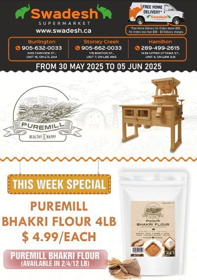 Swadesh Supermarket Flyer May 30 to June 5 Swadesh Supermarket Flyer May 30 to June 5