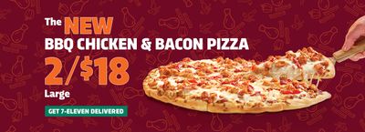 7-Eleven Canada NEW BBQ Chicken & Bacon Pizza + Citrus Lemonade Slurpee + More