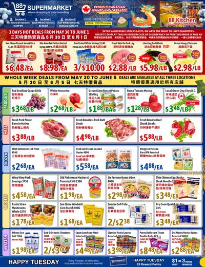 88 Supermarket Flyer May 30 to June 5 88 Supermarket Flyer May 30 to June 5