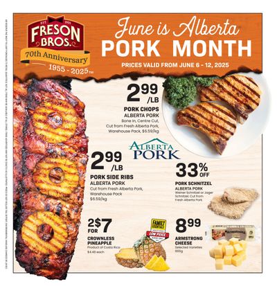 Freson Bros. Flyer June 6 to 12 Freson Bros. Flyer June 6 to 12