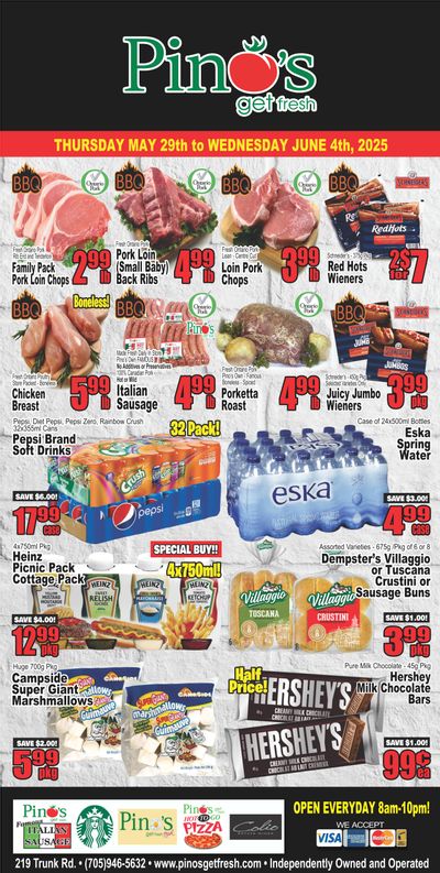 Pino's Flyer May 29 to June 4 Pino's Flyer May 29 to June 4