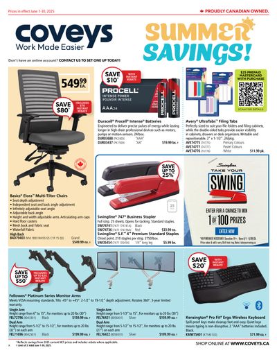 Covey Basics Flyer June 1 to 30 Covey Basics Flyer June 1 to 30
