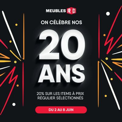 Meubles RD Flyer June 2 to 8 Meubles RD Flyer June 2 to 8