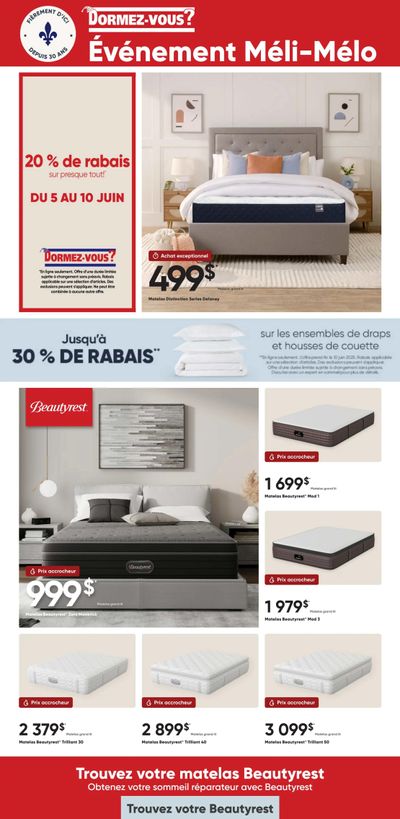 Dormez-vous Flyer June 3 to 10