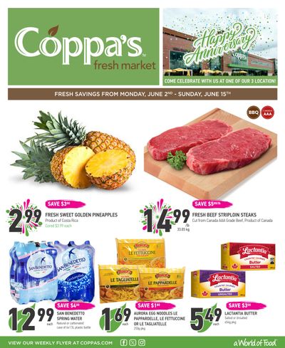 Coppa's Fresh Market Flyer June 2 to 15 Coppa's Fresh Market Flyer June 2 to 15