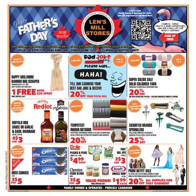 Len's Mill Stores Flyer June 2 to 15 Len's Mill Stores Flyer June 2 to 15