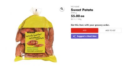 No Frills Ontario: 10lbs Naturally Imperfect Sweet Potatoes $5 No Frills Ontario: 10lbs Naturally Imperfect Sweet Potatoes $5