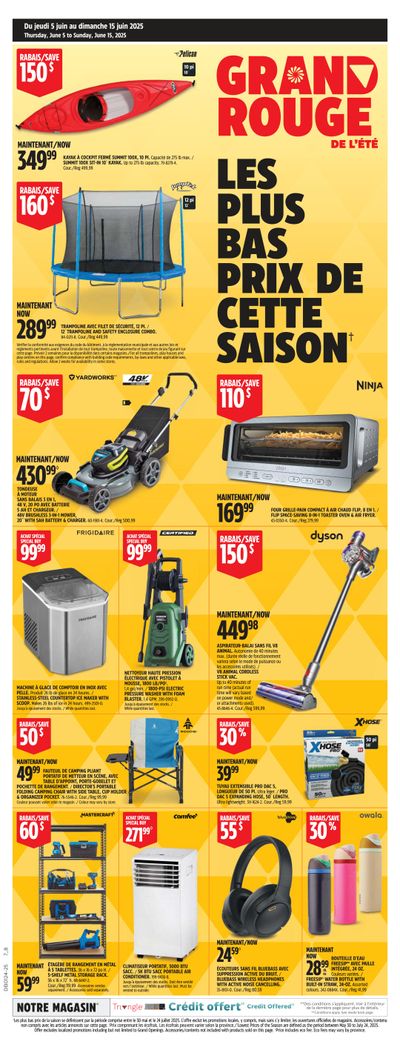 Canadian Tire (QC) Flyer June 5 to 15