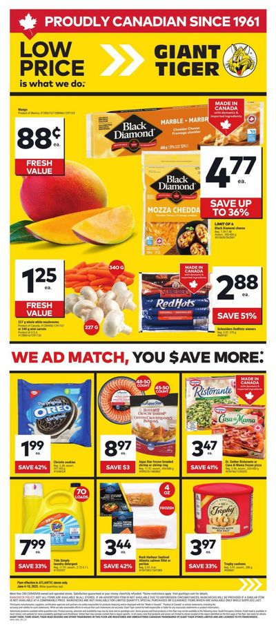 Giant Tiger (Atlantic) Flyer June 4 to 10