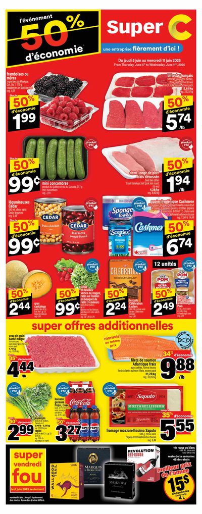 Super C Flyer June 5 to 11 Super C Flyer June 5 to 11