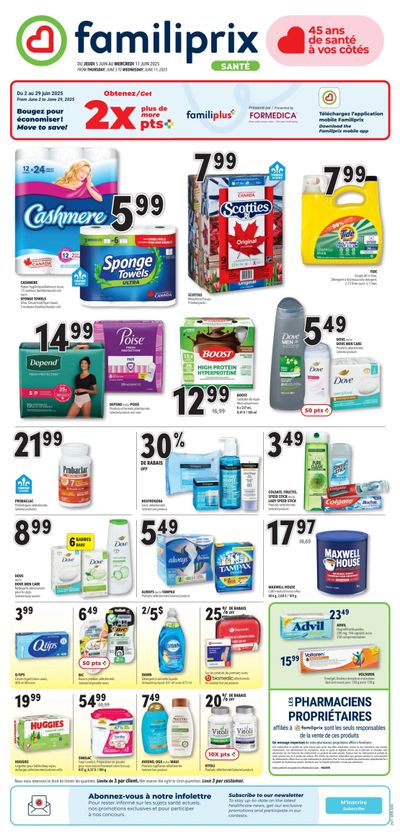 Familiprix Sante Flyer June 5 to 11