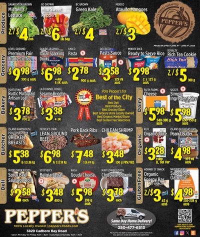 Pepper's Foods Flyer June 3 to 9 Pepper's Foods Flyer June 3 to 9