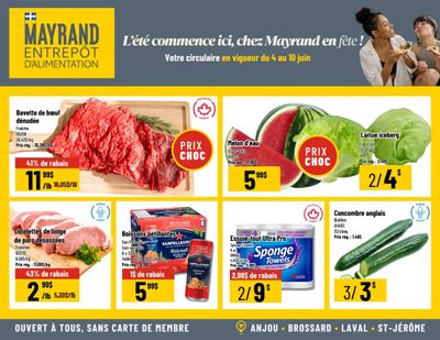 Mayrand Flyer June 4 to 10 Mayrand Flyer June 4 to 10