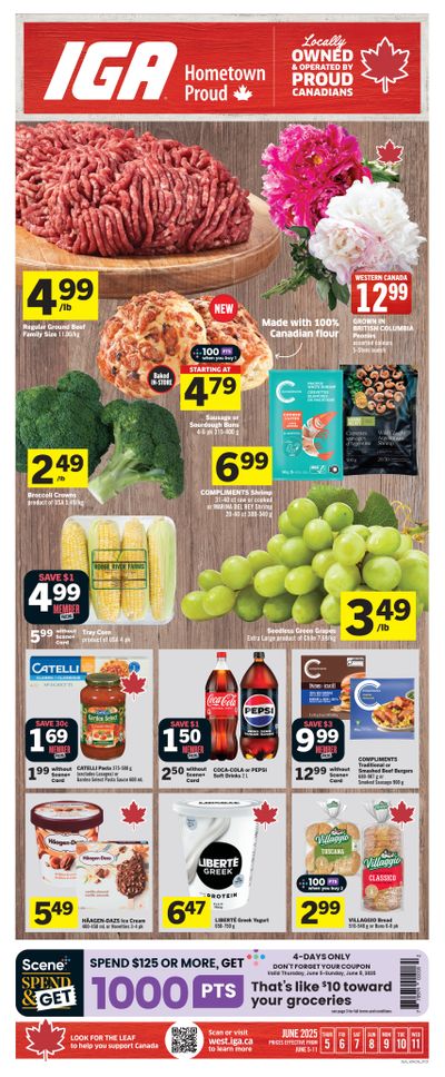 IGA (West) Flyer June 5 to 11 IGA (West) Flyer June 5 to 11