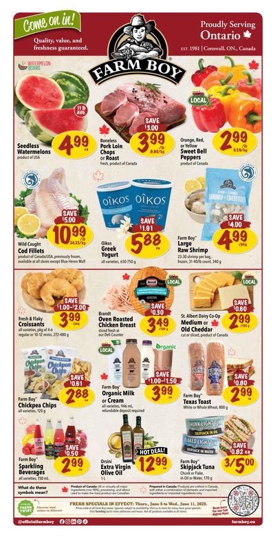 Farm Boy Flyer June 5 to 11 Farm Boy Flyer June 5 to 11