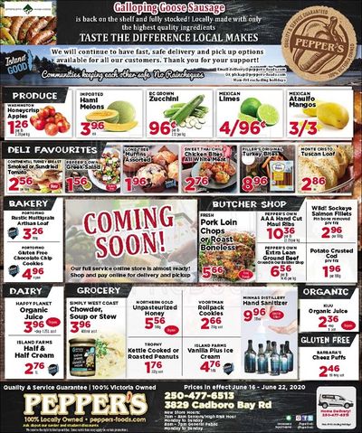 Pepper's Foods Flyer June 16 to 22