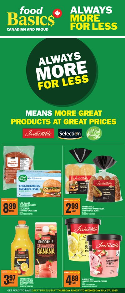 Food Basics Private Label Flyer June 5 to July 2 Food Basics Private Label Flyer June 5 to July 2