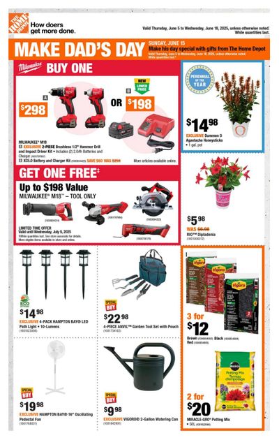 Home Depot (Atlantic) Flyer June 5 to 18 Home Depot (Atlantic) Flyer June 5 to 18