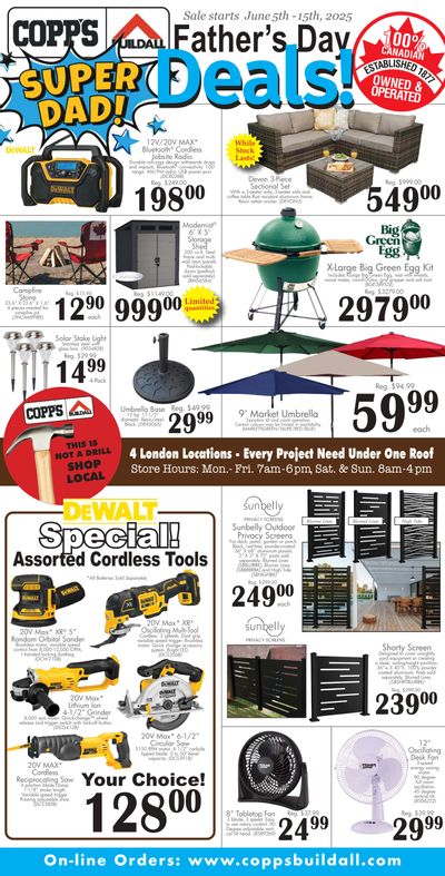 COPP’s Buildall Flyer June 5 to 15 COPP’s Buildall Flyer June 5 to 15