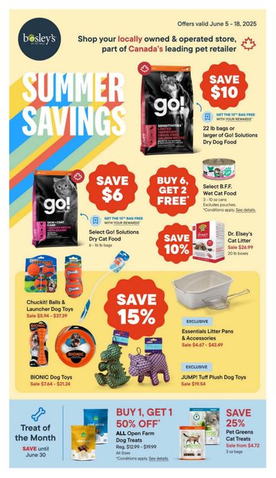 Bosley's by PetValu Flyer June 5 to 18 Bosley's by PetValu Flyer June 5 to 18