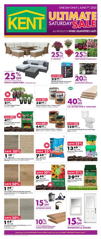 Kent Building Supplies Flyer June 5 to 11