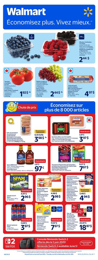 Walmart (QC) Flyer June 5 to 11