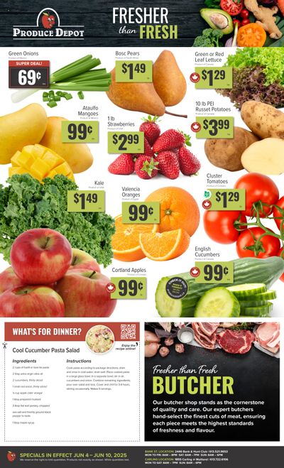Produce Depot Flyer June 4 to 10 Produce Depot Flyer June 4 to 10