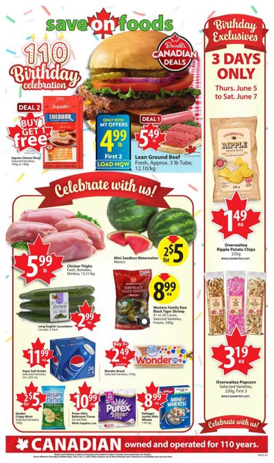 Save On Foods (BC) Flyer June 5 to 11