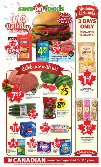 Save On Foods (AB) Flyer June 5 to 11