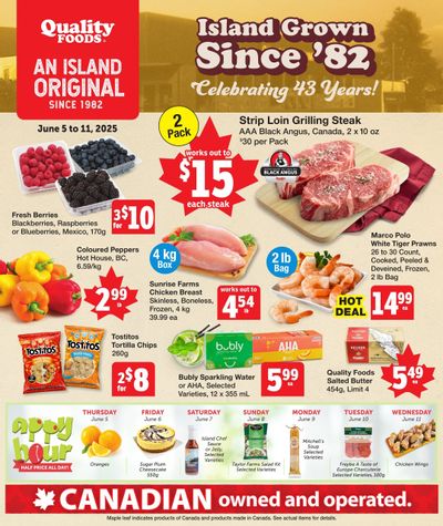 Quality Foods Flyer June 5 to 11 Quality Foods Flyer June 5 to 11
