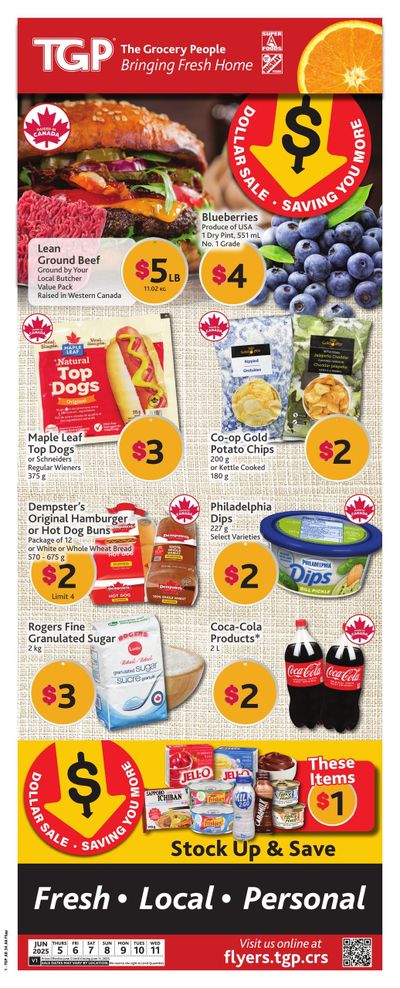 TGP The Grocery People Flyer June 5 to 11 TGP The Grocery People Flyer June 5 to 11