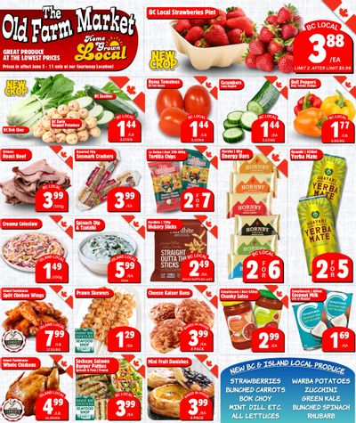 The Old Farm Market (Courtenay) Flyer June 5 to 11 The Old Farm Market (Courtenay) Flyer June 5 to 11