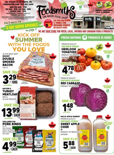 Foodsmiths Flyer June 5 to 12 Foodsmiths Flyer June 5 to 12