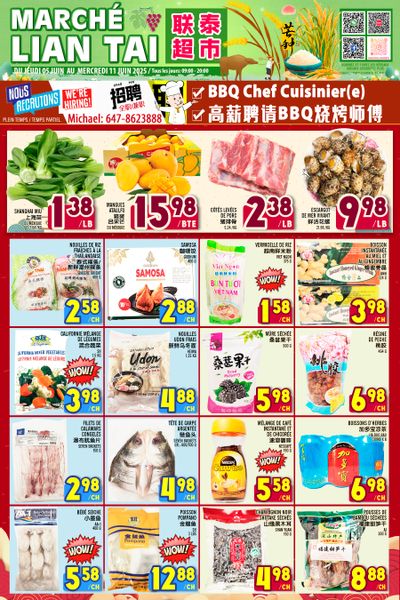 Marche Lian Tai Flyer June 5 to 11 Marche Lian Tai Flyer June 5 to 11