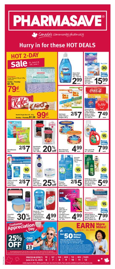 Pharmasave (ON & West) Flyer June 6 to 12