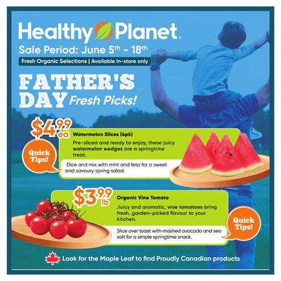 Healthy Planet Flyer June 5 to 18 Healthy Planet Flyer June 5 to 18