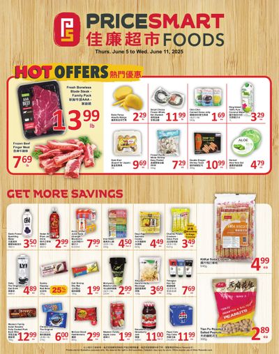 PriceSmart Foods Flyer June 5 to 11 PriceSmart Foods Flyer June 5 to 11