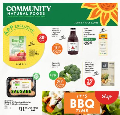 Community Natural Foods Flyer June 5 to July 2 Community Natural Foods Flyer June 5 to July 2