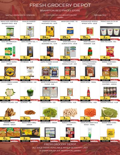 Fresh Grocery Depot Flyer June 5 to 11
