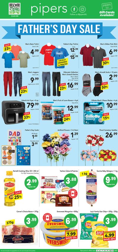 Pipers Superstore Flyer June 5 to 11 Pipers Superstore Flyer June 5 to 11