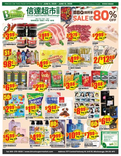 Btrust Supermarket (Mississauga) Flyer June 6 to 12