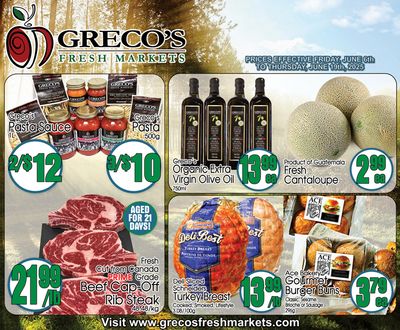 Greco's Fresh Market Flyer June 6 to 19 Greco's Fresh Market Flyer June 6 to 19