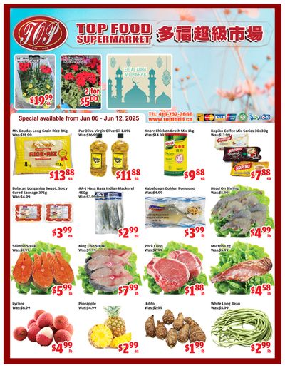 Top Food Supermarket Flyer June 6 to 12 Top Food Supermarket Flyer June 6 to 12