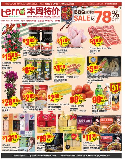 Terra Foodmart Flyer June 6 to 12 Terra Foodmart Flyer June 6 to 12
