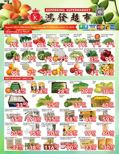 Superking Supermarket (North York) Flyer June 6 to 12