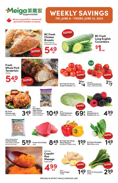 Meiga Supermarket Flyer June 6 to 12